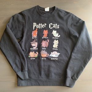 adorable harry potter cat sweatshirt